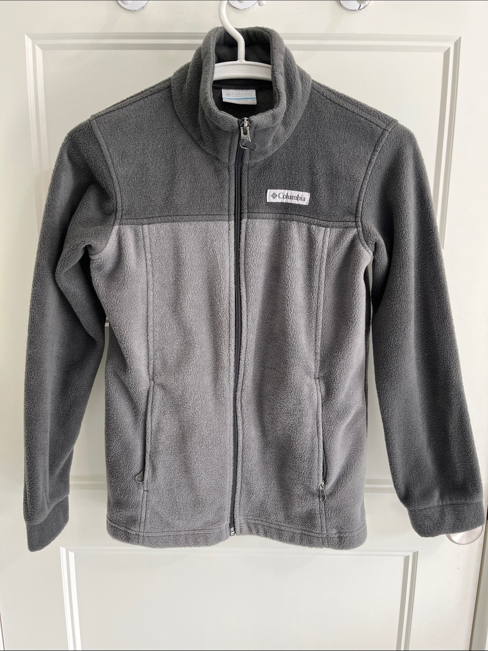 Columbia Kids Gray Full-Zip Fleece Jacket